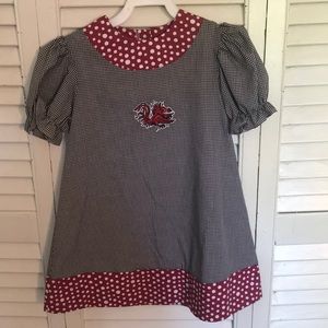 Children’s Size 4 South Carolina Gamecocks dress.